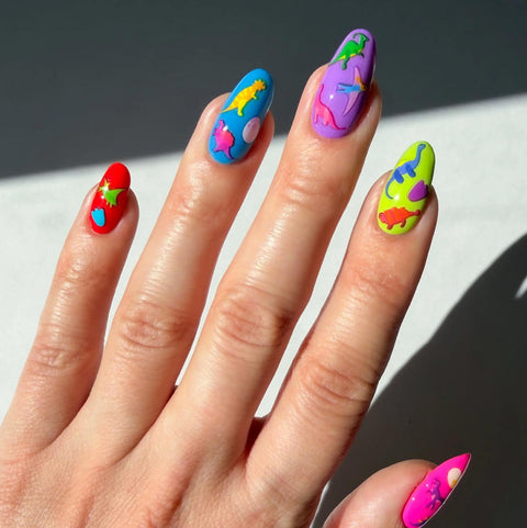 Dinos Nail Art Stickers