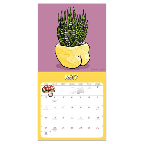 Butts on Things 2026 Wall Calendar