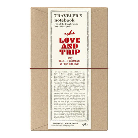 TRAVELER'S Notebook, Regular Size, LOVE AND TRIP Edition