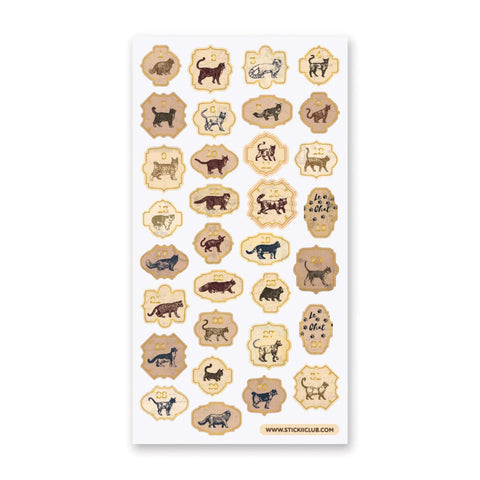 Daily Cats Sticker Sheet