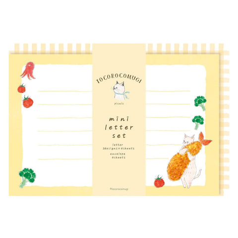 Tocorocomugi Mini Letter Set, Picnic