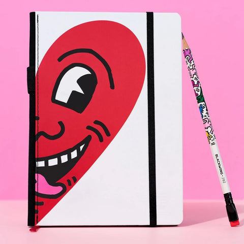 Blackwing x Keith Haring "Smiling Heart" Notebook