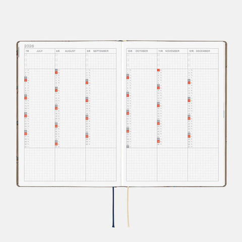 Bow + Tie: Galloping Horses Hobonichi HON A5 2026 Planner