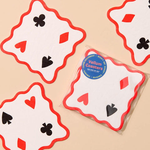 Card Suits Coasters Set