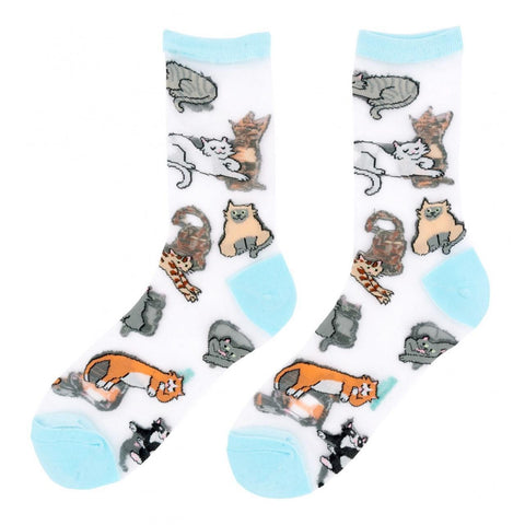 Meow Sheer Socks