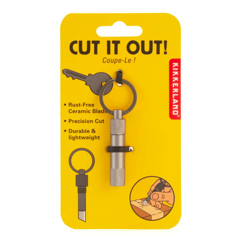 Cut it Out! Keychain