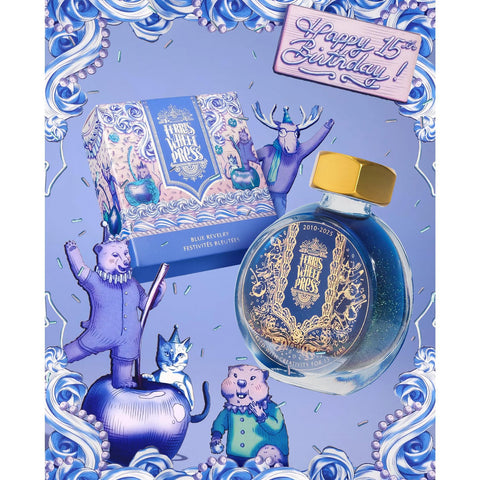 Blue Revelry Fountain Pen Ink
