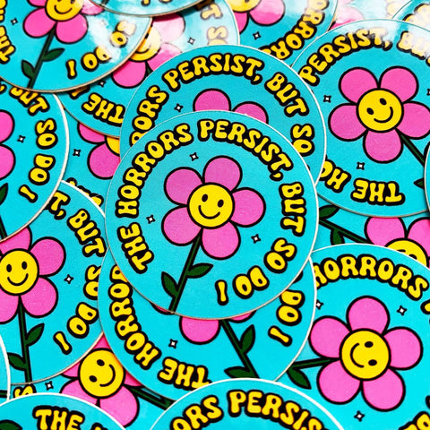 Horrors Persist Mini Sticker