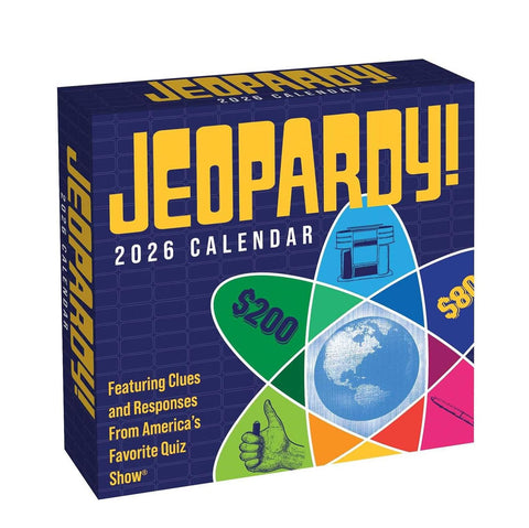 Jeopardy 2026 Day-to-Day Calendar