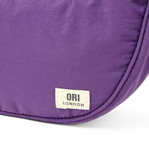 Farringdon Half Moon Bag, Gothic Grape