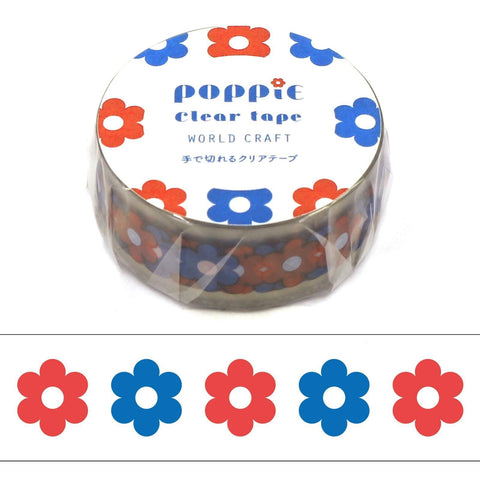 POPPiE Flower Clear Tape