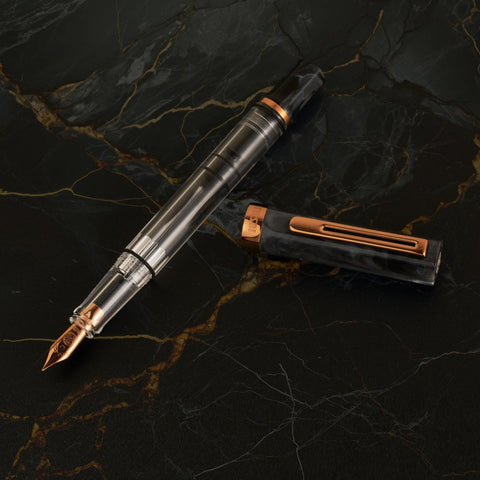 TWSBI Eco Fountain Pen, Black Marble