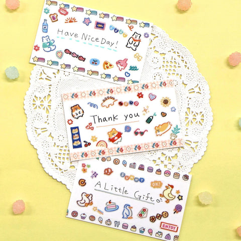 Happy Happy Sticker Sheet, Hamster