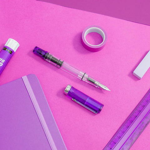 TWSBI Eco Fountain Pen, Transparent Purple