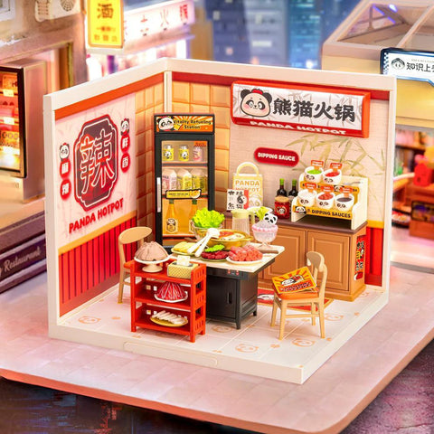 Panda Hot Pot DIY Miniature Kit