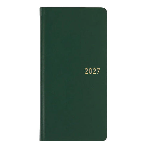 Hobonichi Techo 2027 Weeks Leather: Forest Green