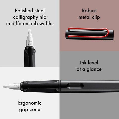 LAMY joy Fountain Pen, Black