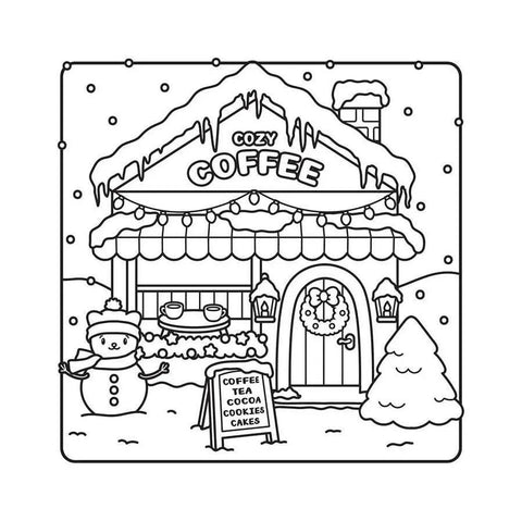 Snuggly Winter Coloring Book