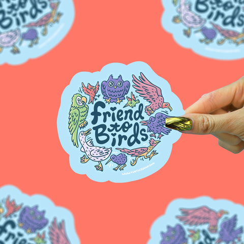 Friend to Birds Sticker