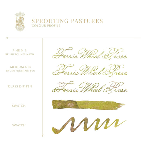 Sprouting Pastures Fountain Pen Ink