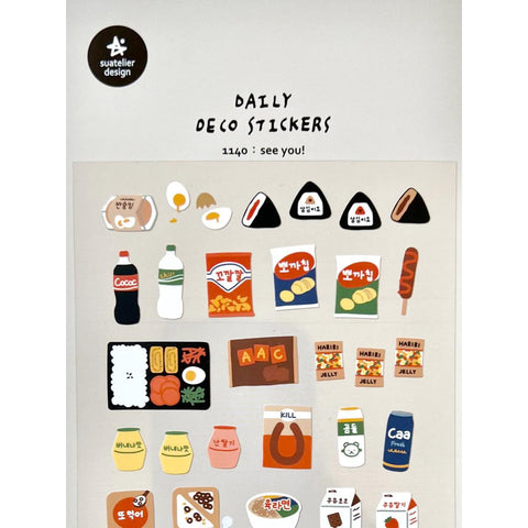Snack Time Stickers