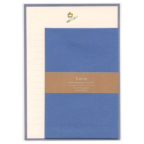 Lucia Foil-Stamped Letterset, Pen