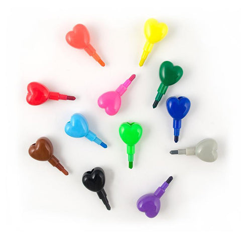 Heart to Heart Stacking Crayons