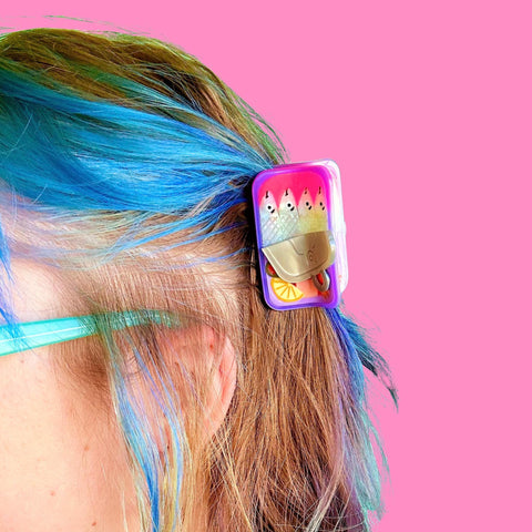 Sardines Mini Hair Claw