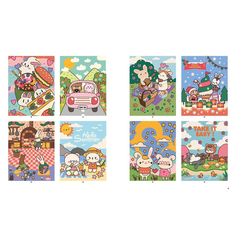Color by Numbers: Cute + Cozy