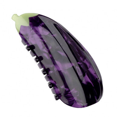 Eggplant Hair Claw