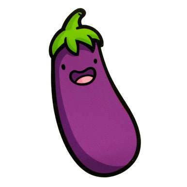 Eggplant Sticker
