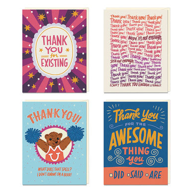 A Collection of Thank You Cards