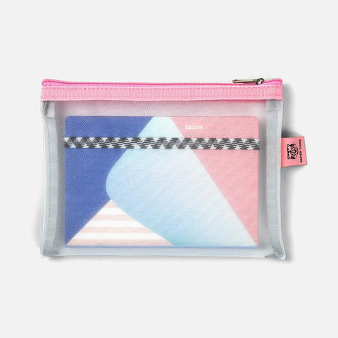 Small Mesh Pocket, Bubblegum