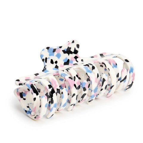 Large Jojo Hair Claw, Terrazzo