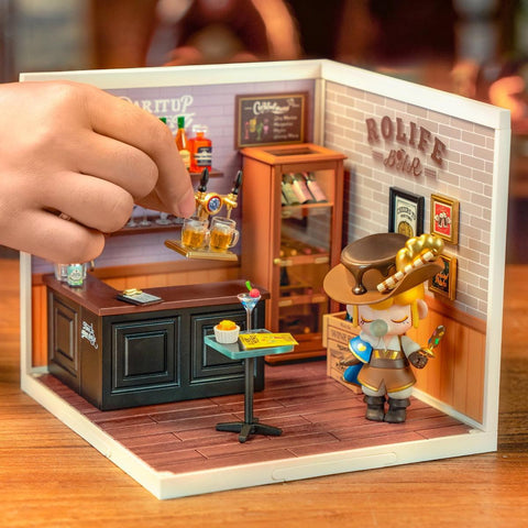 Leisurely Cheers Bar DIY Miniature Kit