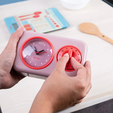Pink Retro Kitchen Timer