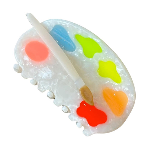 Paint Palette Hair Claw