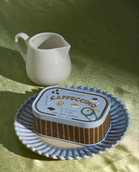 Cappucino Bistro Tin Candle