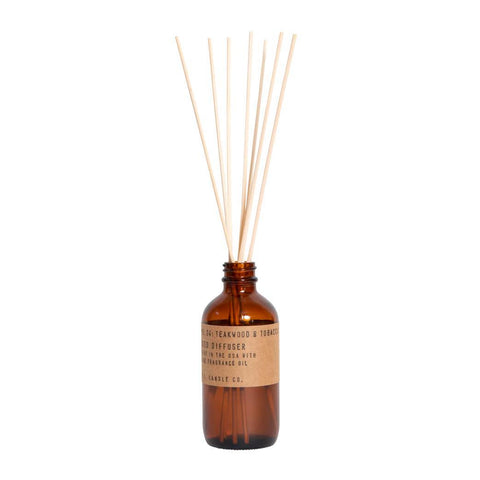 Teakwood + Tobacco Reed Diffuser