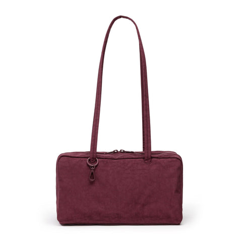 Nylon Bowler Bag: Mahogany