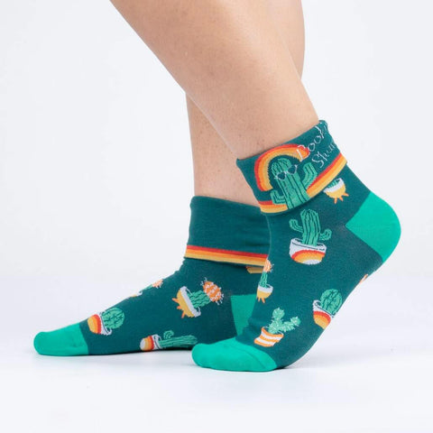 Lookin' Sharp Turn Cuff Socks