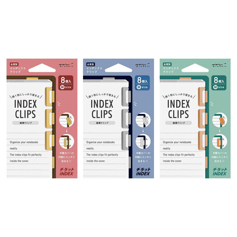 Chiratto Index Clips, Medium