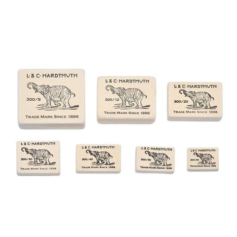 L+C Hardtmuth Elephant Erasers