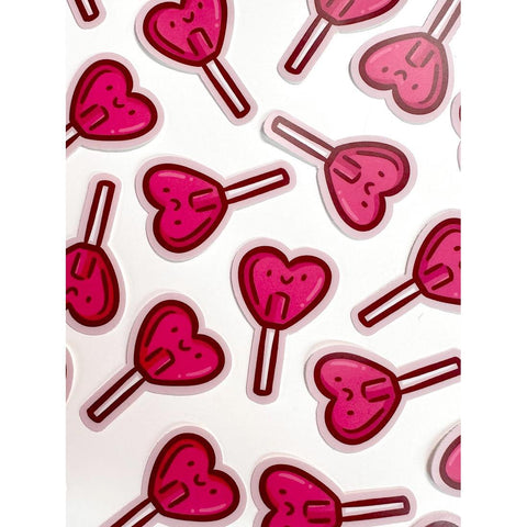 Heart Lollipop Mini Sticker