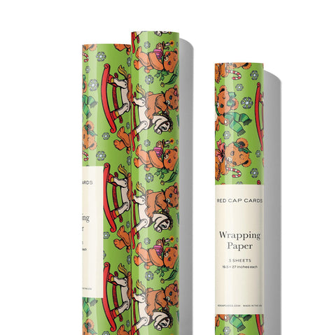 Merry Bears Wrapping Paper