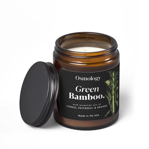 Green Bamboo Candle