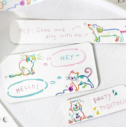 Color Zoo Washi Tape