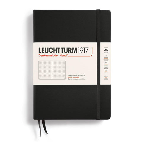Hardcover A5 Notebooks, Black