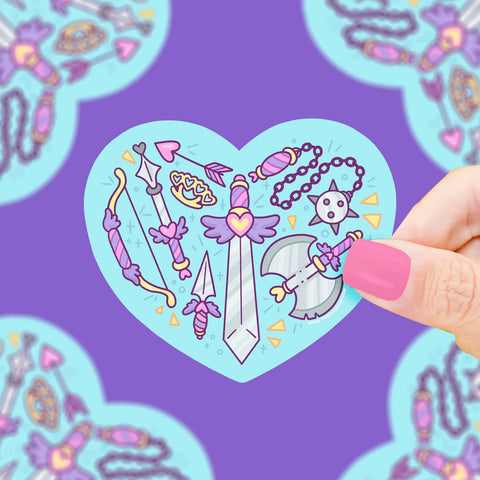 Kawaii Weapons Sticker