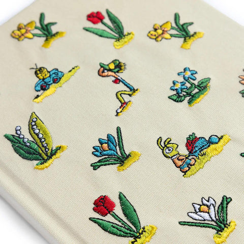 Lowly Floral Embroidered Journal